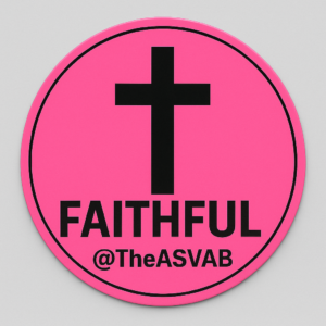 Faithful – Pink Edition Vinyl Sticker